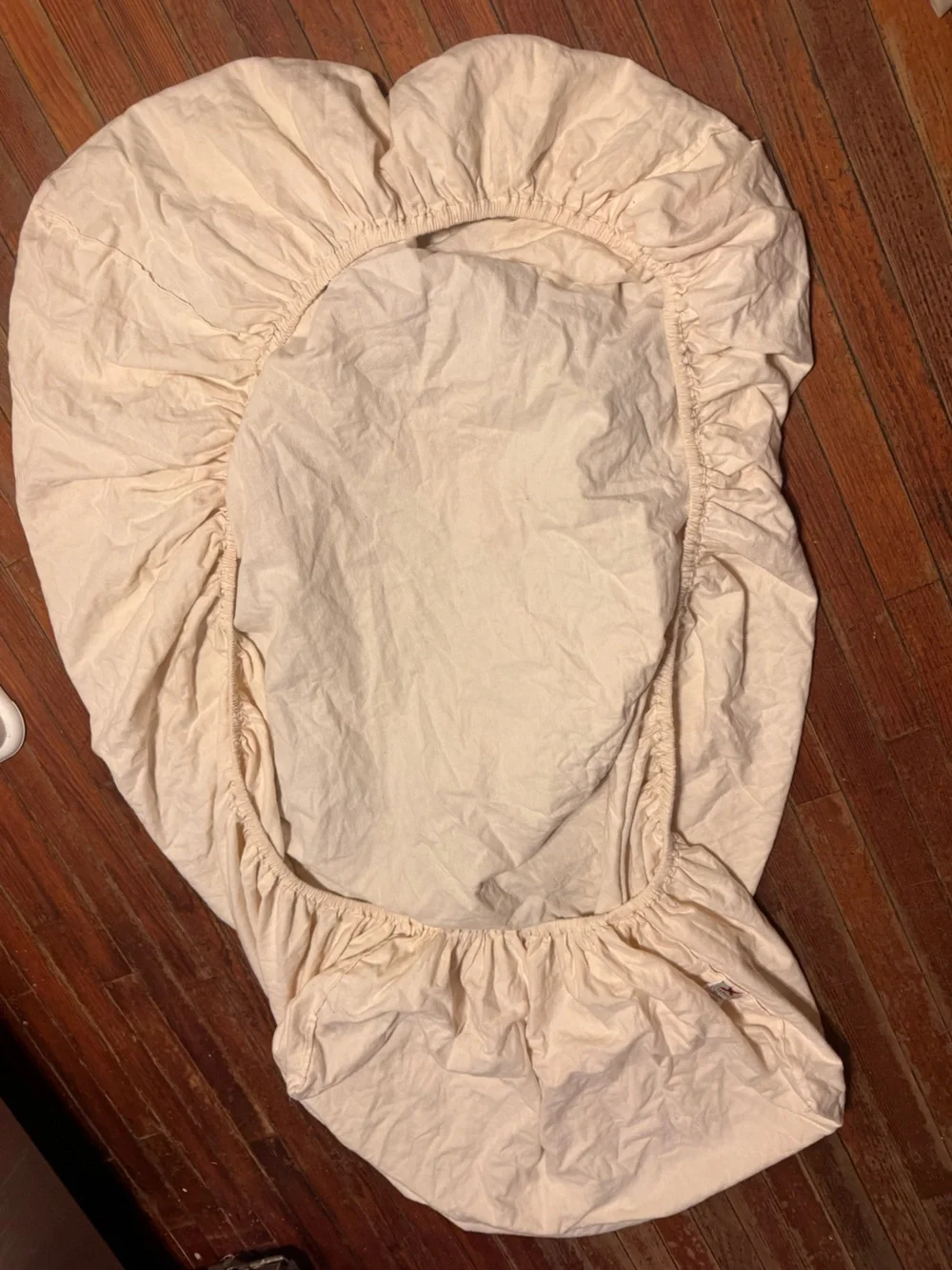 LL bean twin fitted sheet (bottom only) cotton flannel
